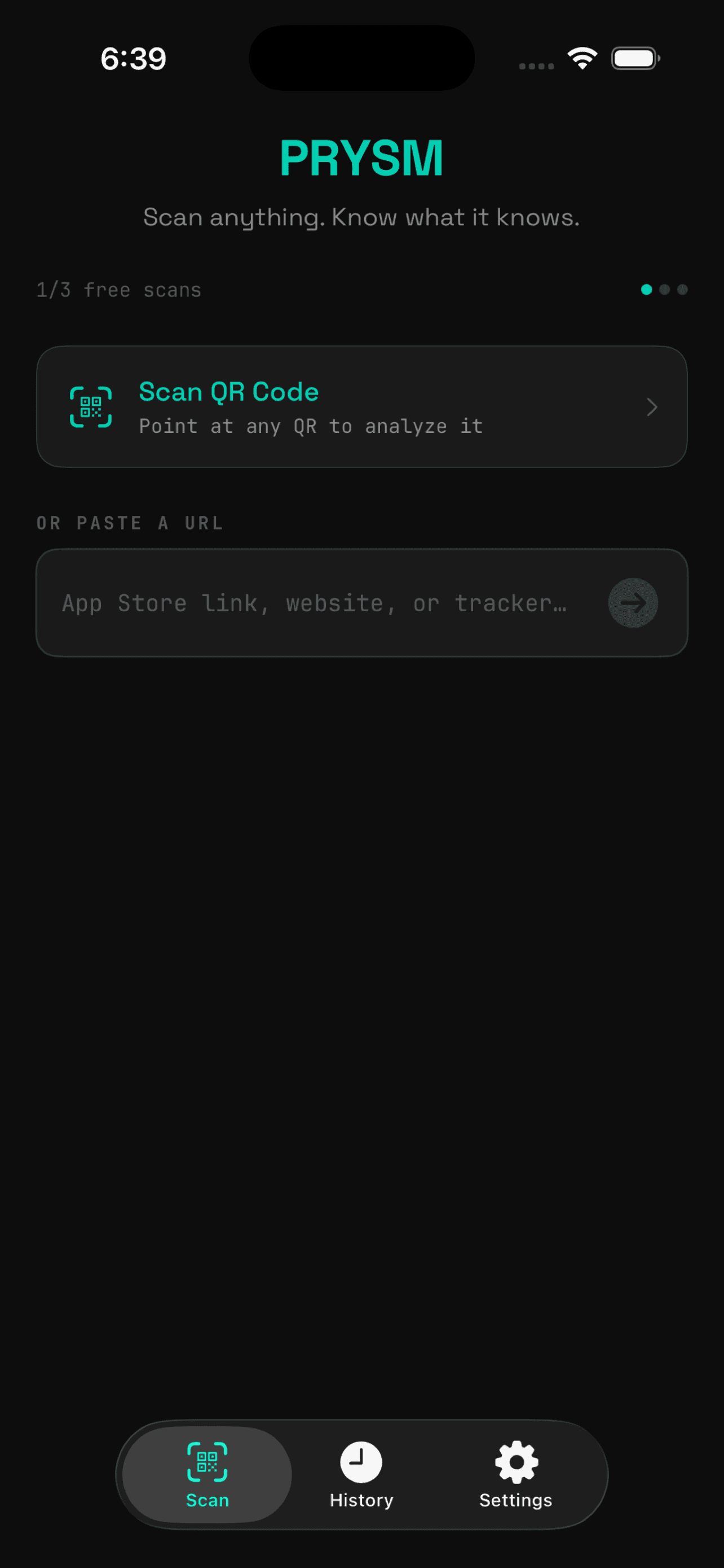 prysm screenshot 1 on iphone