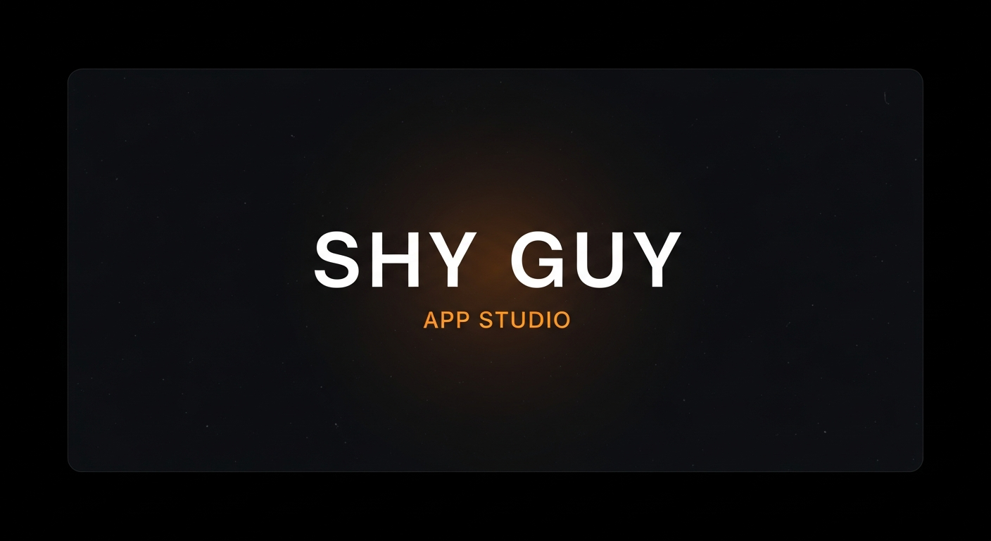 Shy Guy — App Studio